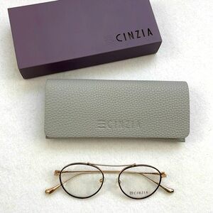 NWT CINZIA Glasses Frame, case and box